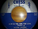 WAYNE WALKER hillbilly bop rockabilly 45 Now Is The Time - CHESS - nm