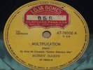 BOBBY DARIN 1962 Multiplication/Irresistible you Atco  RARE  10” 78 RPM BRAZIL