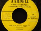THE JAGUARS Rock It, Davy,  Rock It / I Wanted You 1955  AARDELL 45-AA-0003