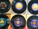 Mrs Nat King Cole estate records. Billie Holiday, Louis Armstrong, Sinatra 45s
