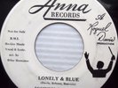 JOHNNY & JACKEY lonely & blue 45 BRISTOL BEAVERS let's go to a movie baby e7190
