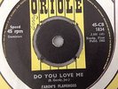 FARON'S FLAMINGOS-DO YOU LOVE ME-UK ORIOLE CB 1834. VG+