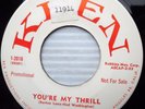 MARTI BARRIS You're my thrill / Sweet talk JAZZ Vocal W.L PROMO 45 Popcorn e6794