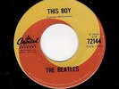 RARE BEATLES-CAPITOL (CANADIAN) 72144-THIS BOY/ALL MY LOVING-MINT MINUS