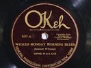 78 RPM -- Sippie Wallace  (Clarence Williams group), Okeh 8177, V+  Blues - Jazz