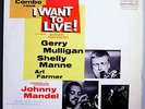 GERRY MULLIGAN I WANT TO LIVE ULTRA-RARE ORIG '59 U/A MONO WHITE LABEL PROMO LP