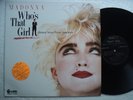 Madonna - Who's that Girl -  Taiwan LP + Insert