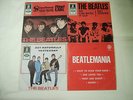 3 SINGLES THE BEATLES + 1 EP TEMPO  / ACT NATURALLY  / PENNY LANE / DAY TRIPPER