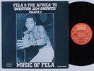 FELA & THE AFRICA '70 Music Of Volume 2: Question Jam Answer EDITIONS MAKOSSA LP