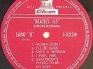 THE BEATLES - Beatles 65 /  COSTA RICA PRESS / Indica