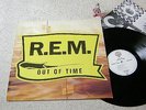 R.E.M. Out Of Time 1991 GERMAN LP w/ INNER WARNER BROS. 7599-26496-1