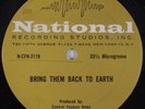 BRING THEM BACK TO EARTH: Astronaut Spoken Word 7” Record OBSCURE 60s HEAR
