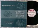 BAM LD 057 MOZART Quartets Piano Strings Pasquier Trio Veyron Lacroix FRENCH NM