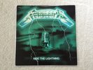 Metallica Ride The Lightning GREEN Cover Red Vinyl Bernett Music For Nations UK