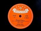 Caterina Valente: Chanson d`mour Oho-aha Schellackplatte 25 cm 78 U/min