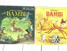 Childrens Records LP Bambi Story and Songs Shirley Temple Set of 2