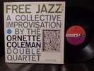 Ornette Coleman Double Quartet FREE JAZZ Atlantic 1364 Mono Die Cut Gatefold