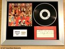 BOB GELDOF Band Aid Do They Know It's Christmas SIGNED VINYL SINGLE Autographed