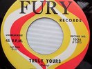 SCARLETS doowop 45 TRULY YOURS / EAST OF THE SUN on mint minus Fury recs w6404