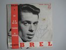 Jacques BREL (dédicacé) 6ème série Impeccable
