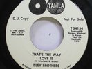 Hear Northern Soul Promo 45 Isley Brothers - That'S The Way Love Is / That'S Th