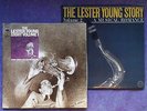 LESTER YOUNG STORY Vol. 1 & 2 COLUMBIA Jazz PROMO w/BILLIE HOLIDAY -all NM 2x2LP