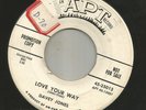 R&B MOD SOUL ROCKER-- DAVEY JONES-  LOVE YOUR WAY -HEAR BOTH- 1958 PROMO APT