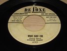 Rare Doo Wop Soul 45 DONNIE ELBERT  WHAT CAN I DO (1957) WHITE LABEL PROMO