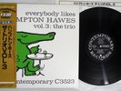 HAMPTON HAWES VOL.3 THE TRIO/EVERYBODY LIKES CONTEMPORARY LAX-3043 Japan OBI LP