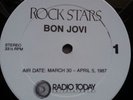 Bon Jovi -  Live in Concert Radio Show 2x Vinyl LP 1987 + Cue Sheets
