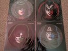 KISS SOLO ALBUM ORIGINAL 1978 PICTURE DISC COMPLETE SET AUCOIN CASABLANCA RARE