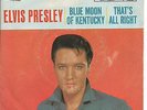 ELVIS GOLD STANDARD PIC SLEEVE & PROMO 45 - THAT'S ALL RIGHT MAMA 447-0601