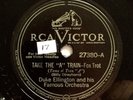 Duke Ellington: Take the ‘A’ Train/Sidewalks of New York | E/E beautiful copy 78