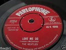 Beatles Love Me Do.Orig UK Parlophone red label 7inch 45 quality copy V/G plus-