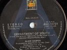 Alice Cooper Department Of Youth / Cold Ethyl (AUSTRALIA) stock & promo