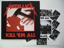 METALLICA: Kill 'Em All LP 1989 vinyl