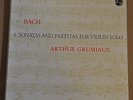Arthur Grumiaux - Bach Six Sonatas and Partitas for Violin Solo, Japan 3LP MINT