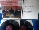 BEETHOVEN CELLO SONATAS - ROSTROPOVICH RICHTER PHILIPS HI-FI STEREO 835182/83 AY