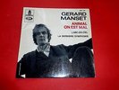 rare EP Gerard MANSET Animal on est mal + 2 ODEON MEO 160 EX++++/EX-