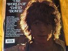 DAVID BOWIE - THE WORLD OF DAVID BOWIE, 1970 LP CURLY HAIR SLEEVE mono Orange