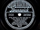 BILLIE HOLIDAY / TEDDY WILSON / 1937 Brunswick 8015- Nice Work If You Can Get It