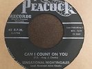 45 RPM Black Gospel SENSATIONAL NIGHTINGALES Can I Count On You Peacock 1794 Mp3