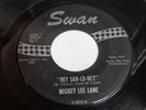 MICKEY LEE LANE Hey Sah-Lo-Ney SWAN 4222 Org 1965 Grage Mod Rocker  45