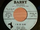 1965 Jimi Hendrix/Cox BARRY 45 Frank Howard/Commanders I'm So Glad Northern Soul