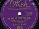 Memphis Minnie Me And My Chauffeur Blues OKEH 06288 78 RPM EX