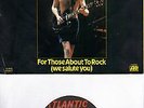 AC/DC  For Those About To Rock / T.N.T. live  rare 45 with PicSleeve from 1982