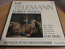 TELEMANN MARKUS PASSION KURT REDEL ORIGINAL DUTCH PHILIPS HIFI STEREO 835 229/30