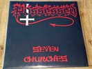 POSSESSED - Seven Churches LP WHITE VINYL [NM] Gatefold Ltd.500 # Death Obituary