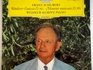 Kempff solo piano SCHUBERT Wanderer, Moments. DGG 139 372 SLPM ed1 TULIP NM