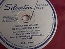 Bunky The Monkey 78rpm single 12-inch – Silvertone Record Club #43